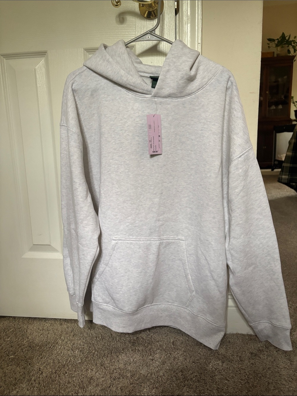 wild fable Heather Light Gray Cowl Neck Pullover Hoodie- NWT